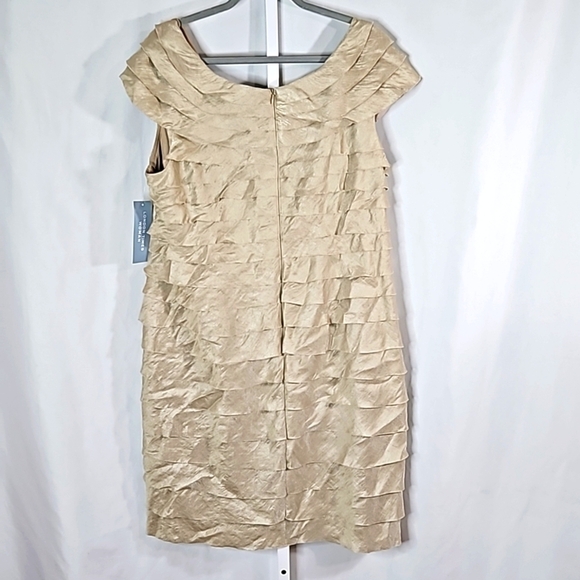 London Times Woman Champagne Dress NWT Size 20 - Picture 8 of 8